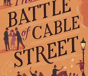 The image shows the front cover of 'The BAttle of Cable Street' by Tanya Landman